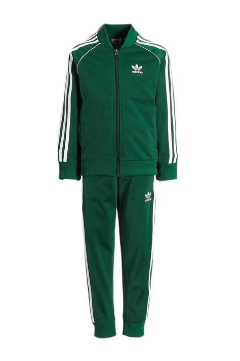 adidas trainingspak donkergroen|Adidas trainers broek.